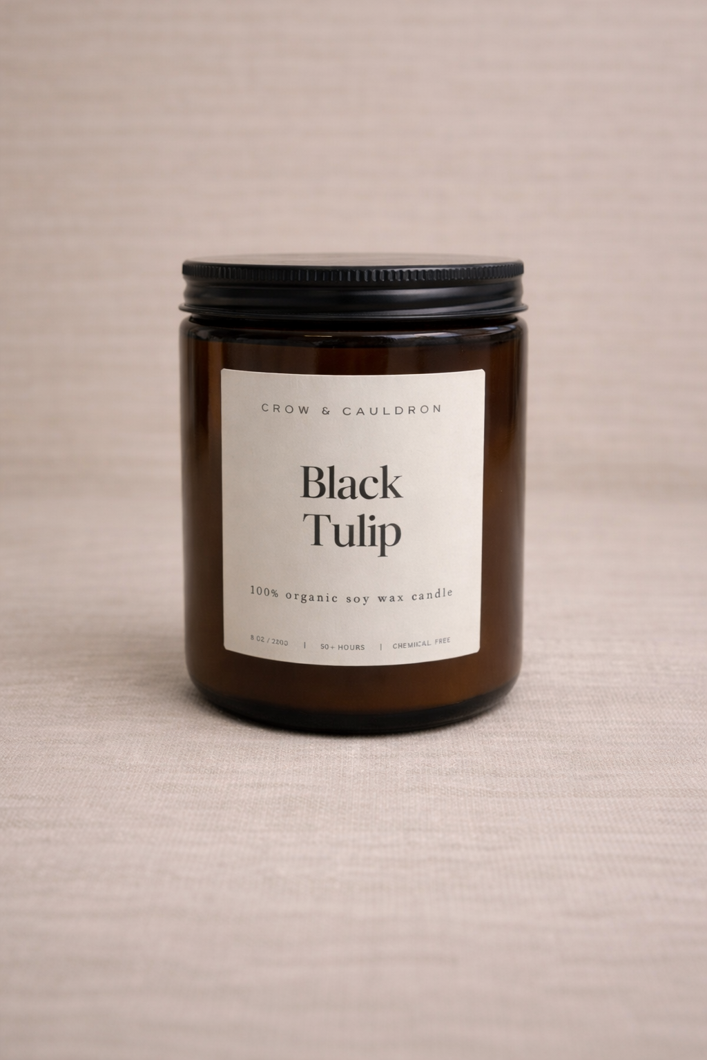 Black Tulip 8oz Candle