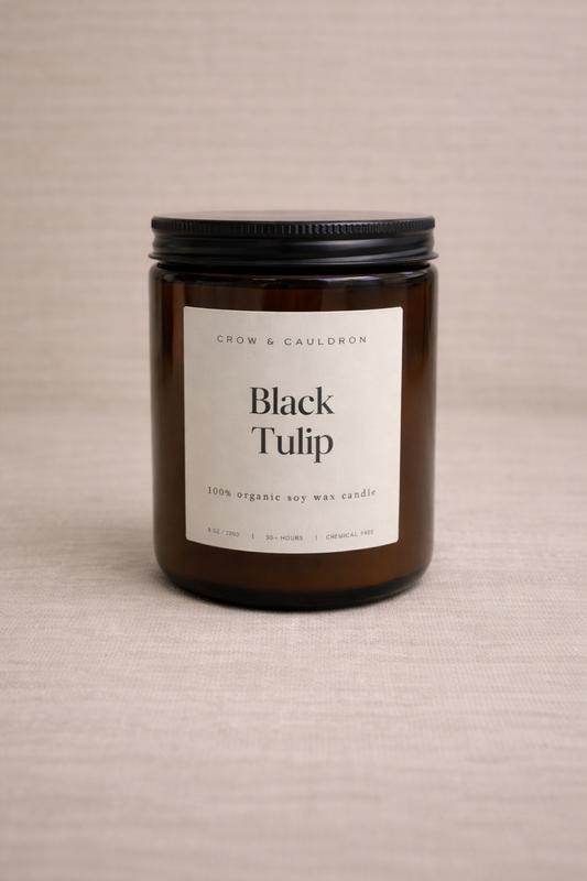 Black Tulip 8oz Candle