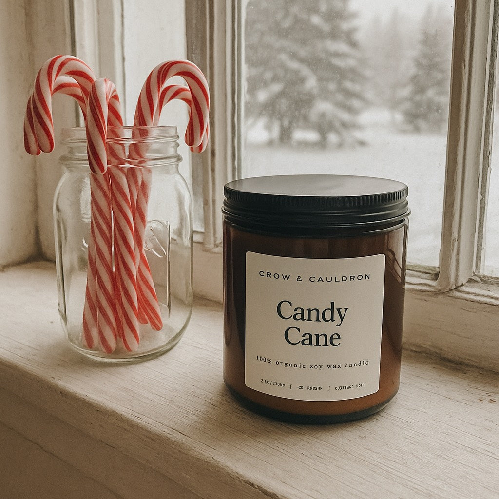 Candy Cane 8oz Candle